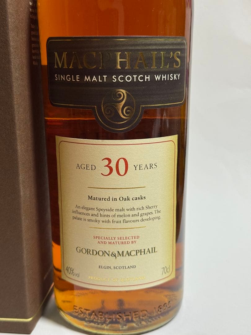 超希少！お買い得！GM マクファイルズ30年 シェリーカスク 限定品