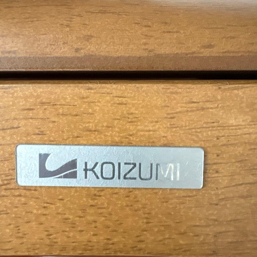 コイズミナチュラルウッド 家具調長方形こたつ未使用に近いコード収納付き即日発送！