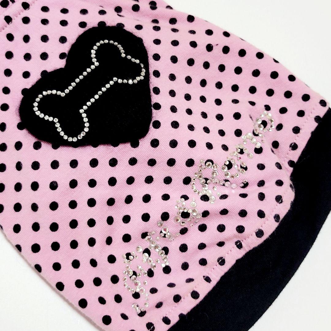 【Fifi＆Romeo】ボーンハート ドットパーカー ピンク SS