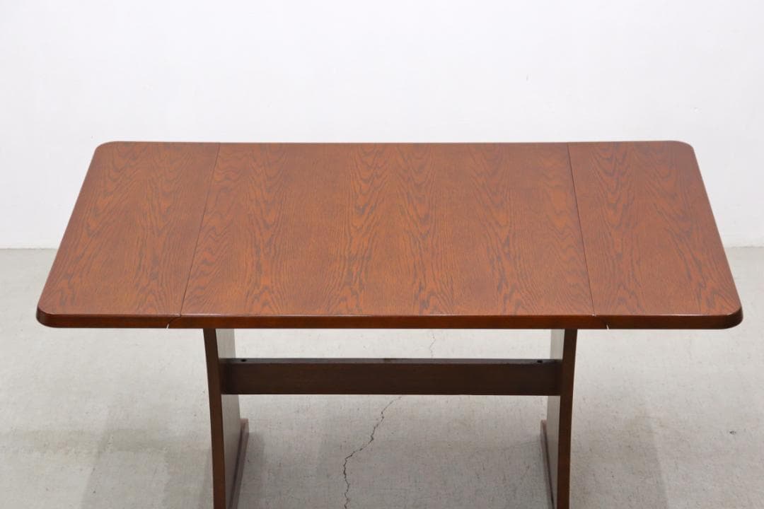 三越家具 ブルージュ 楢材 クラシカル バタフライ ダイニングテーブル 机