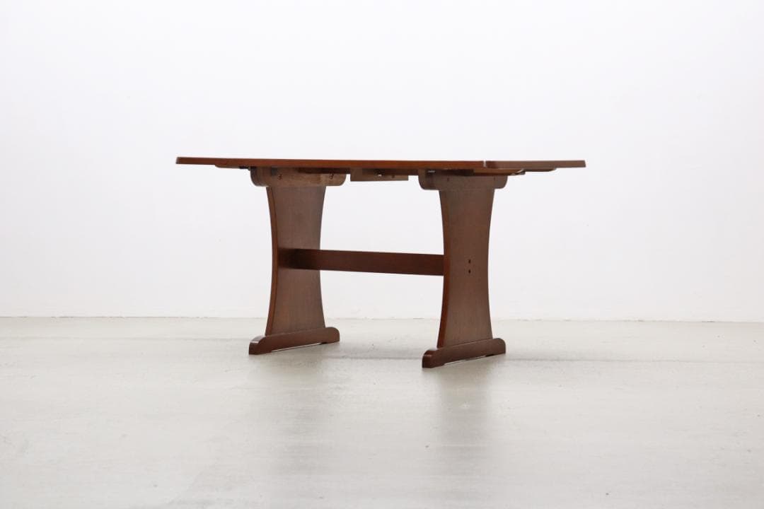 三越家具 ブルージュ 楢材 クラシカル バタフライ ダイニングテーブル 机