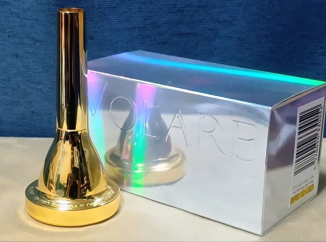 チューバ　マウスピースVOLARE CBT-01 ゴールド仕上げ