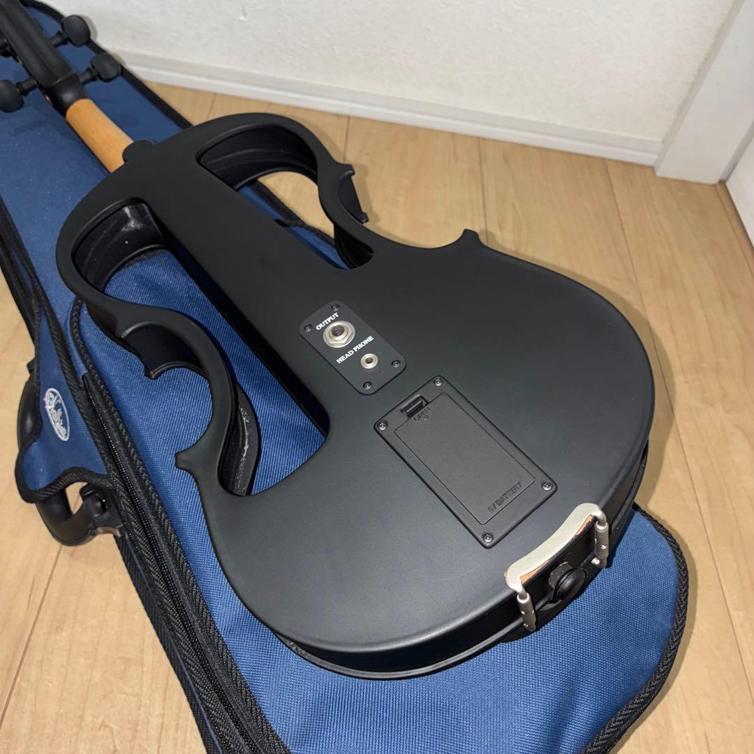 美品hallstatt EV-30 cv-210e エレキバイオリン　ブラック