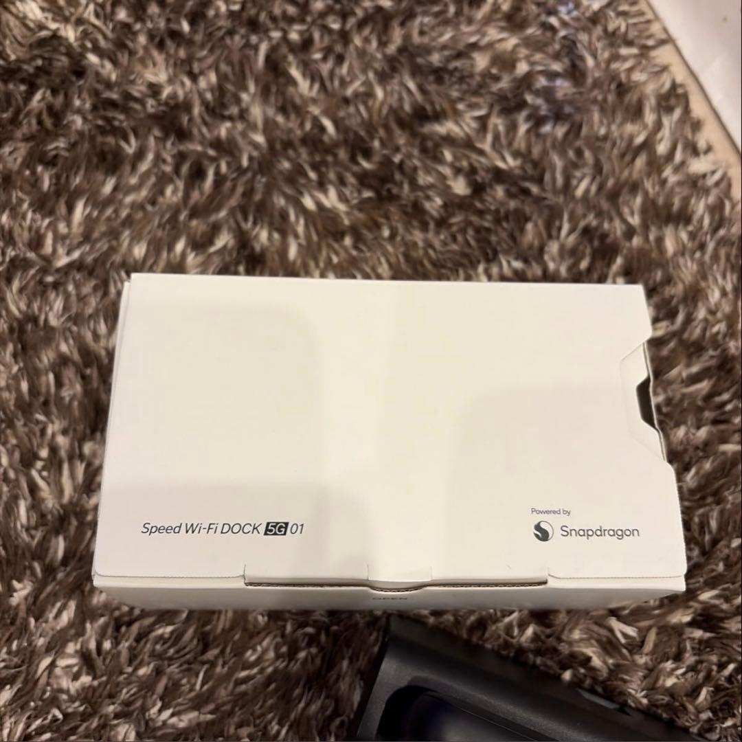 Speed Wi-Fi DOCK 5G 01［CPS01SKU］ブラック UQ