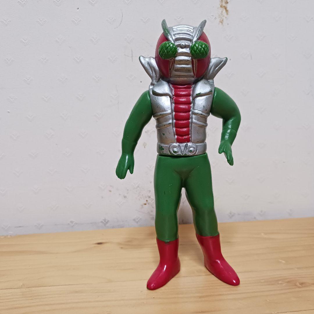 当時物　仮面ライダーV3　ソフビ　無版権　パチ
