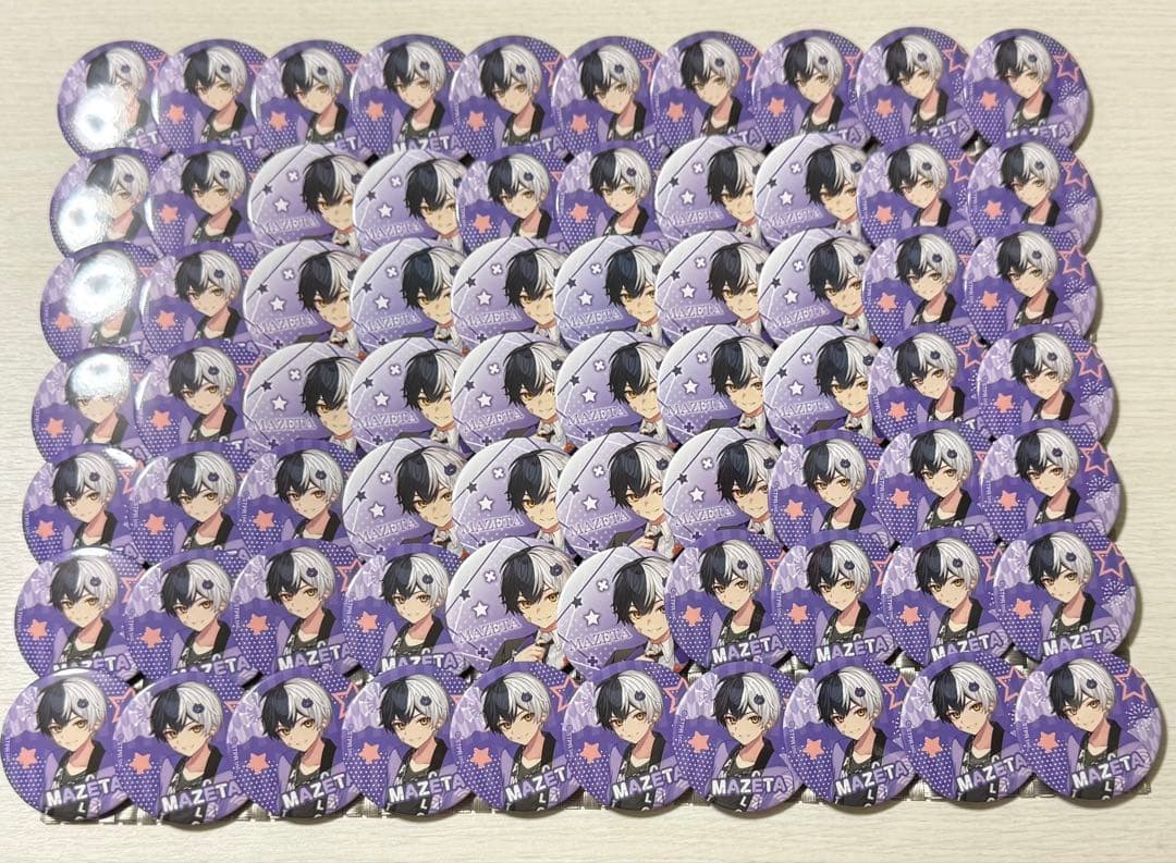 AMPTAK×COLORS まぜ太 缶バッジ