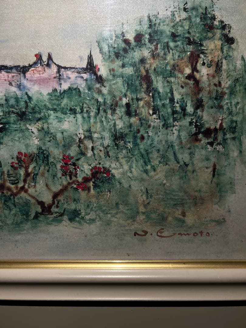 江本伸子 【パリのななかまどの樹】　肉質画