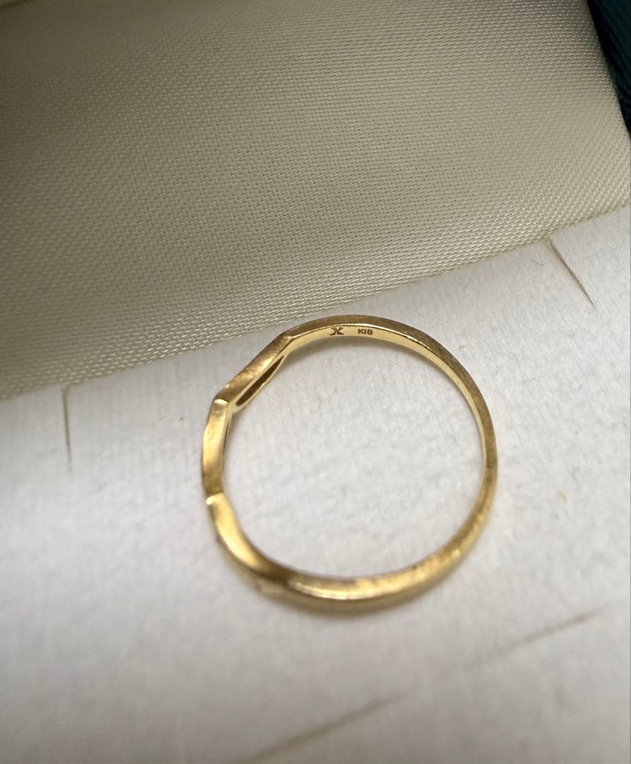 限定値下げ　BIZOUX ゴールド YG リング ダイヤモンド 10号