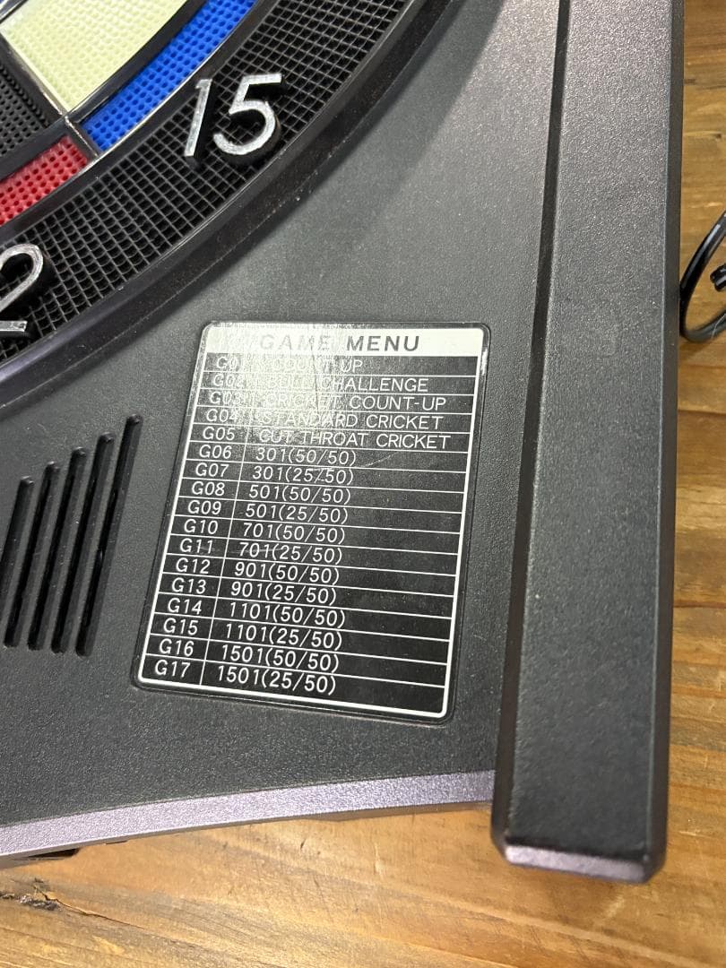 DARTSLIVE 100S 電子ダーツボード 電源アダプター付 動作確認済