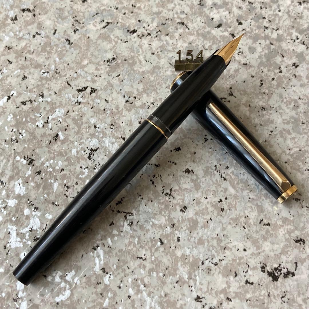 #154 オーバーホール済み 万年筆 モンブラン MONTBLANC 14k