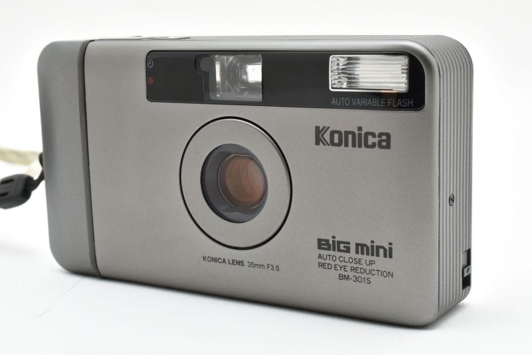 【ケース付き】 Konica コニカ BM-301S コンパクト フィルムカメラ
