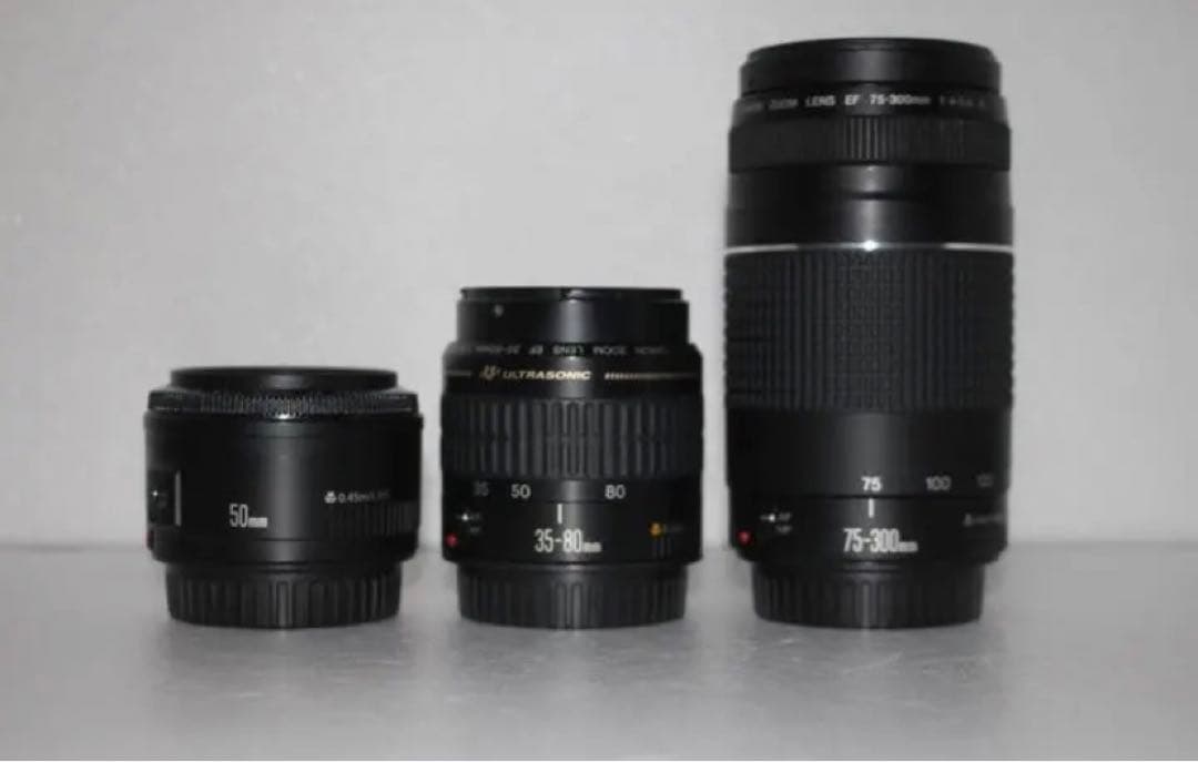 キャノン Canon EOS Kiss X9標準&望遠&単焦点レンズセット