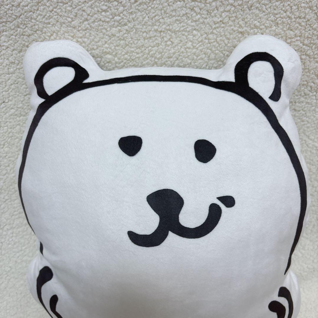 ナガノのくま（自分ツッコミくま） もちクッション ドヤ顔