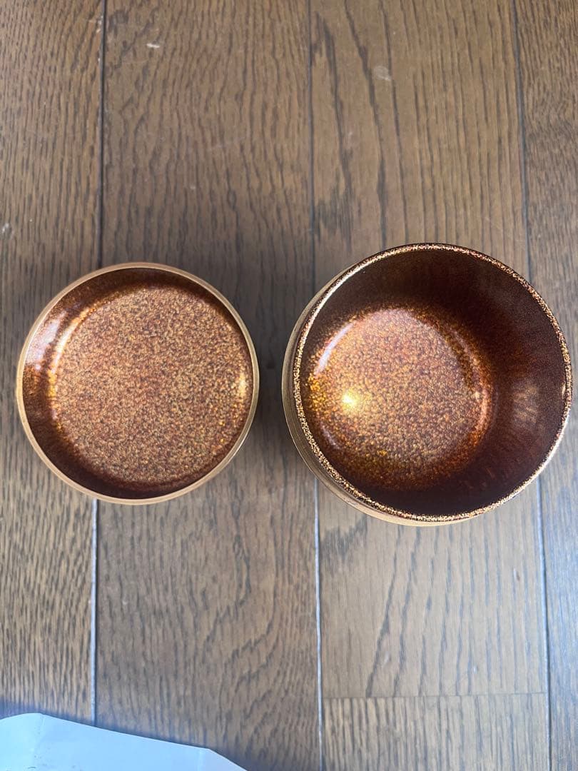 茶道具用 棗 木箱付き 下出光斉 小紋蒔絵