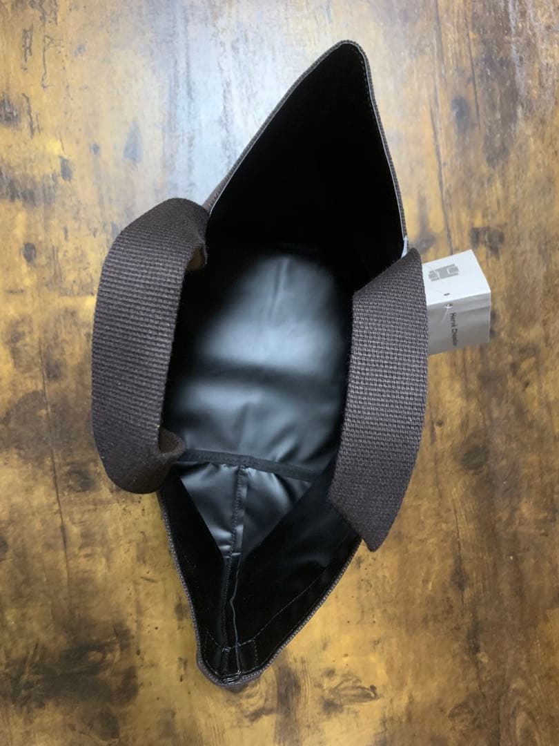 o*n様 新品エルベシャプリエ 707c ブラック舟形 トートバッグ Mサイズ