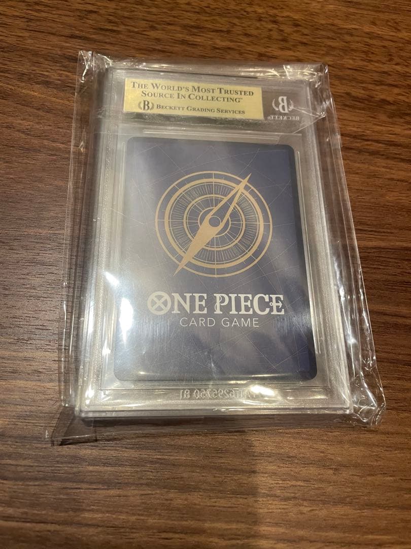 ワンピースカード モンキー・D・ルフィ 尾田栄一郎先生 サイン入り BGS10