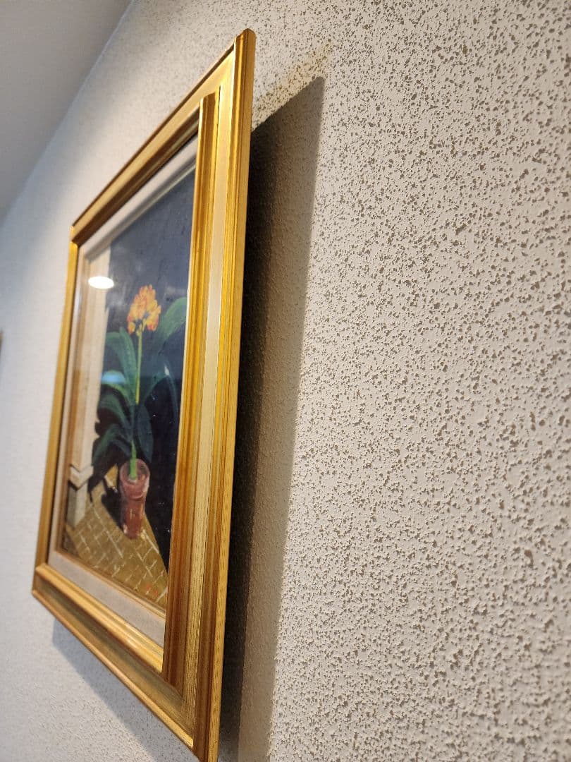 油絵■金色額縁つき　絵画