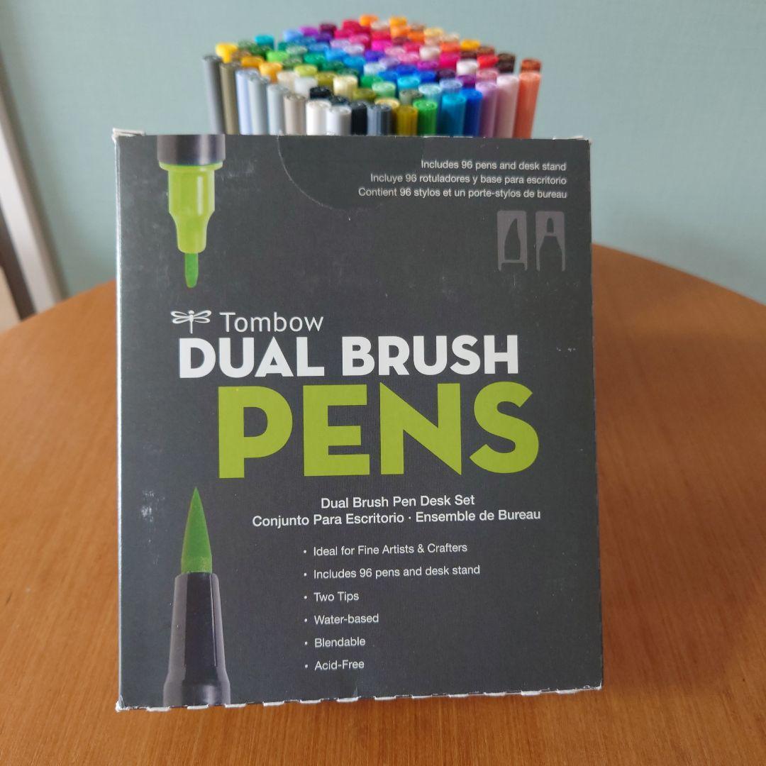 96本セット デュアルブラッシュペン 収納ケース付き