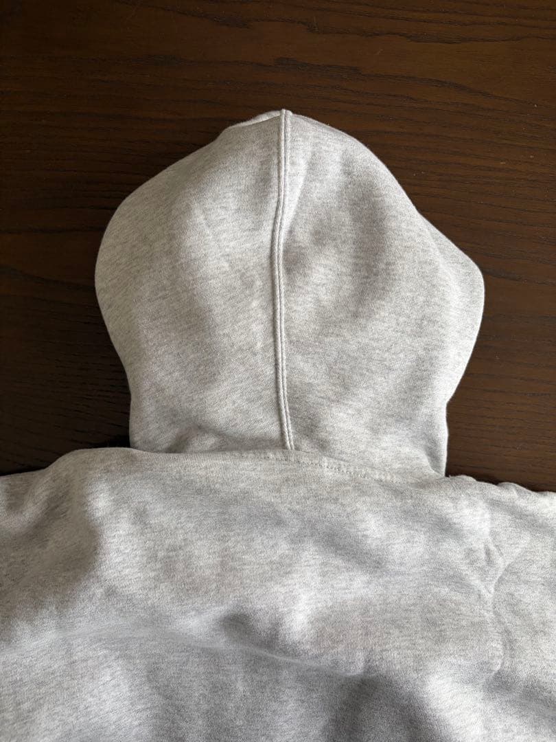 stussy パイルアーチロゴ　パーカー　グレー