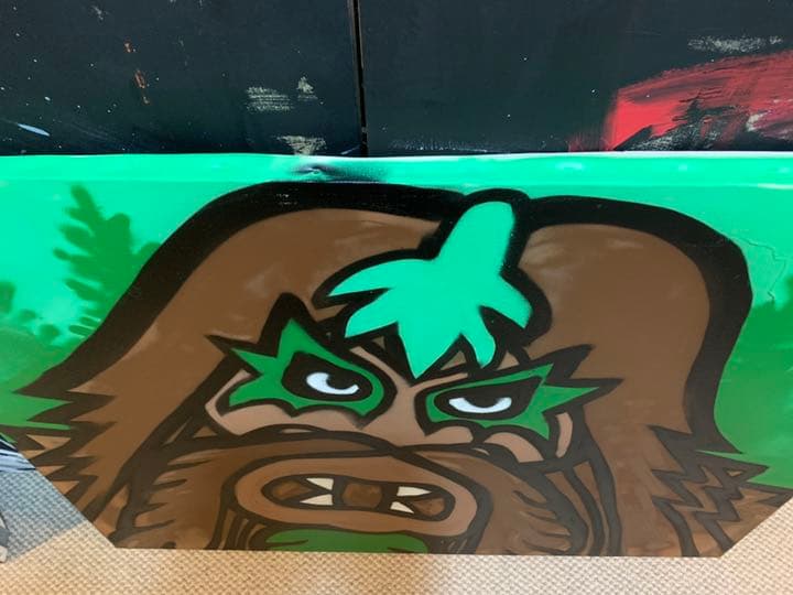 Bigfoot キャンバスアート(2) 作品 手書き