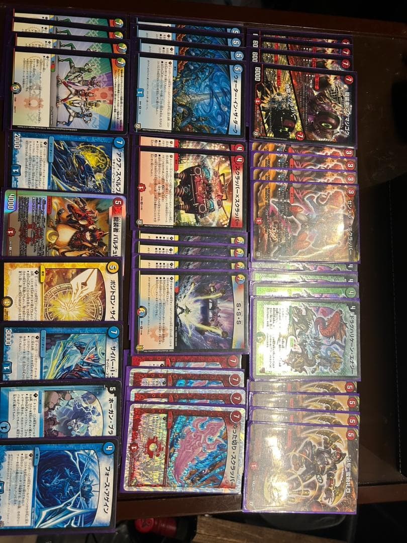 デュエルマスターズ 引退品　デッキ５個セット　シングルカード多数