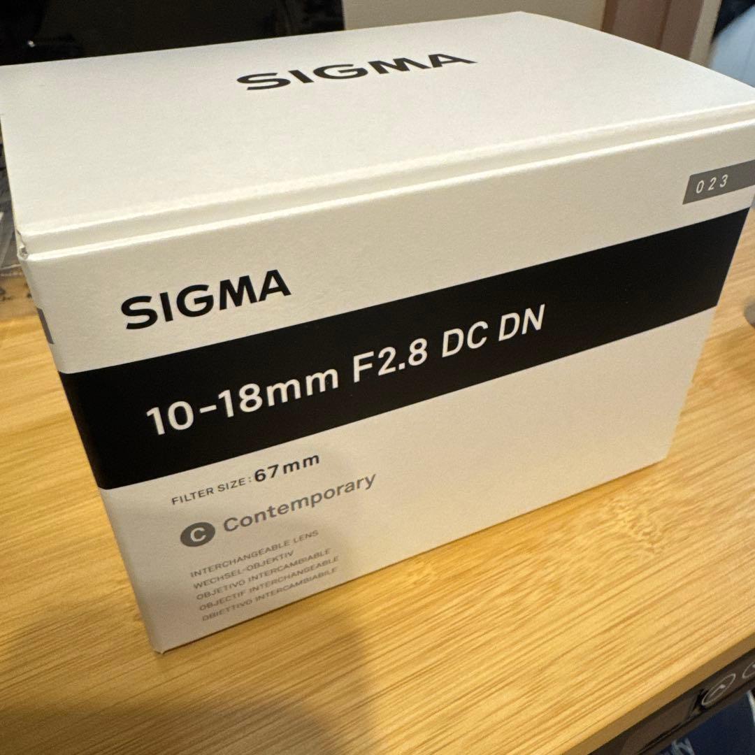 レンズ(ズーム) SIGMA 10-18mm F2.8 DC DN