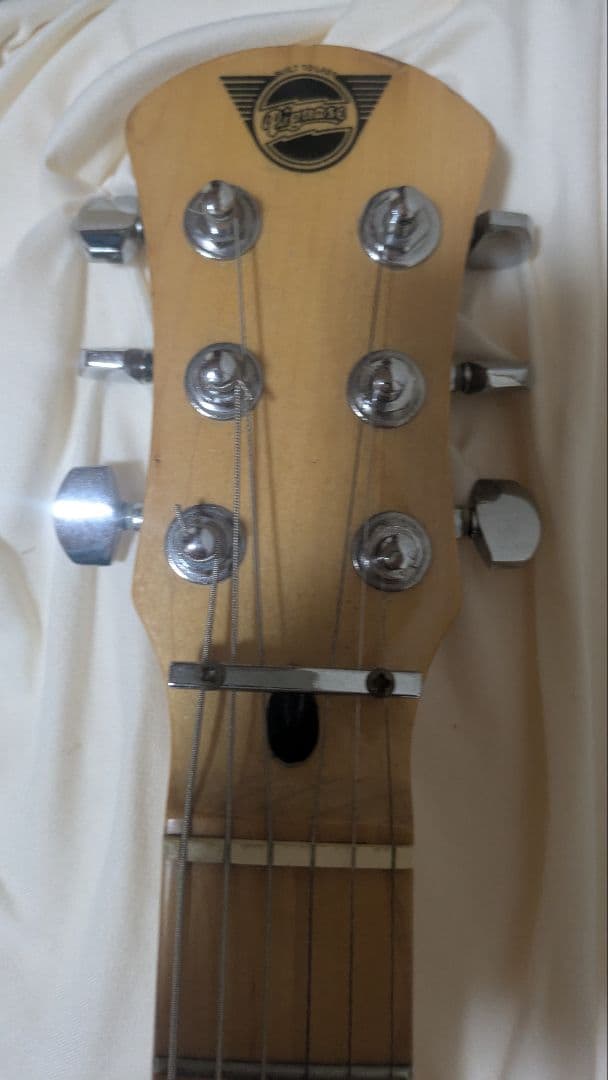 水色 エレキギター ソリッドボディ