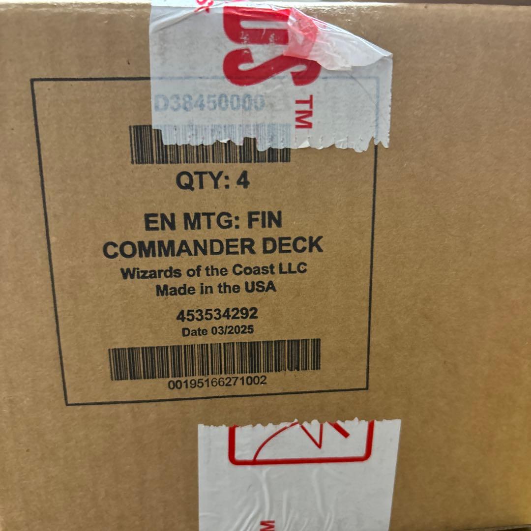 MTG FF 統率者デッキ コマンダーデッキ 4個セット 英語版