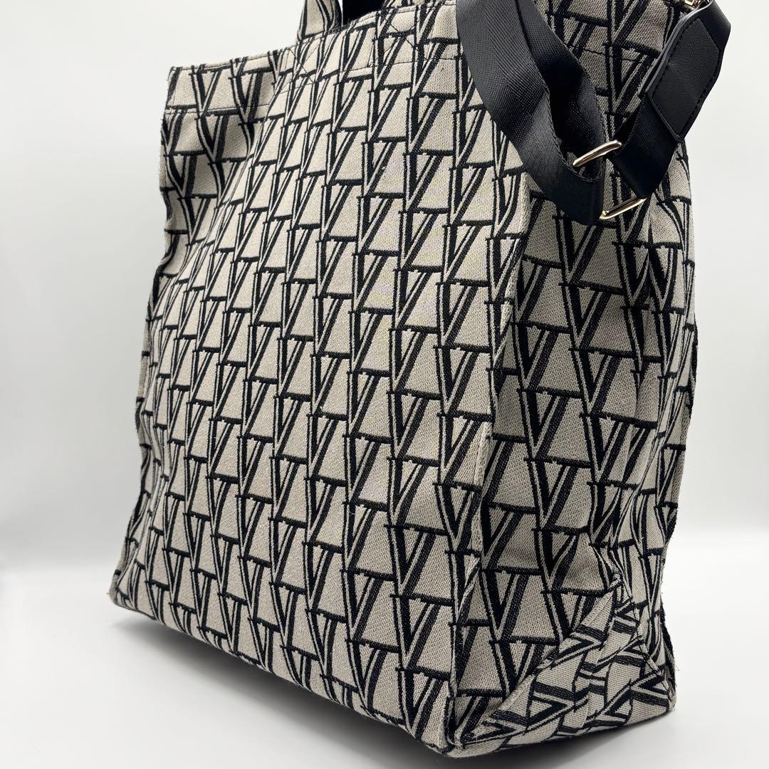 美品✨️ヴェルメイユパーイエナ ジャガードモノグラムトート 2wayショルダー