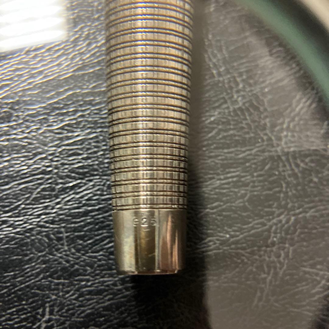 プラチナスターリングシルバー　14KWG 本体銀925美品