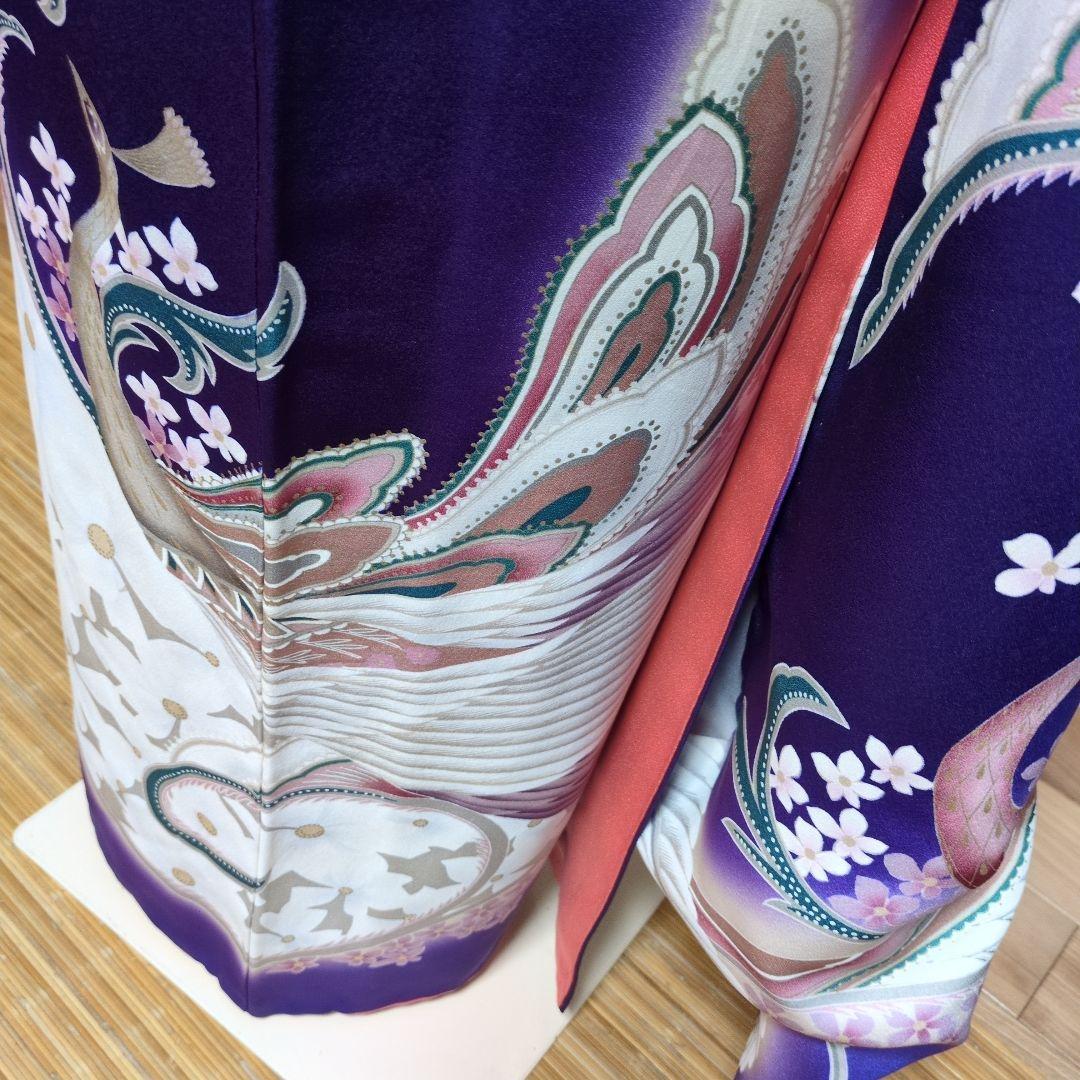 身丈168センチ華麗なまでのお振り袖　正絹　う