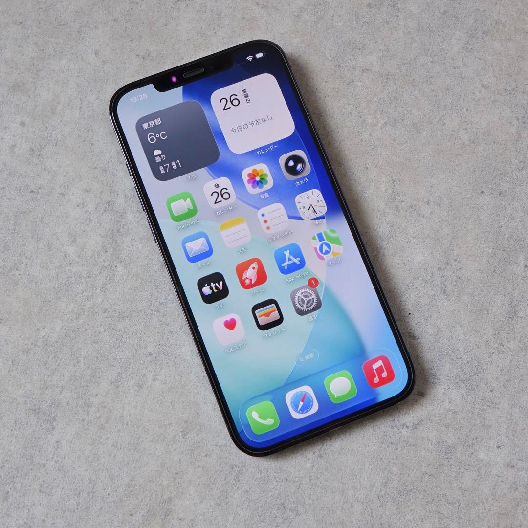 iPhone 12 Pro max グラファイト 128GB 背面割れ