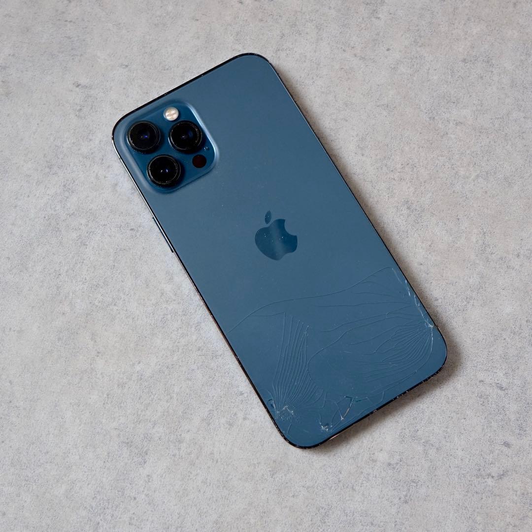 iPhone 12 Pro max グラファイト 128GB 背面割れ