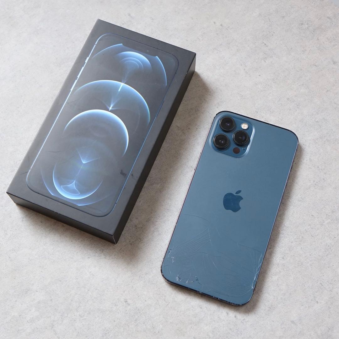 iPhone 12 Pro max グラファイト 128GB 背面割れ