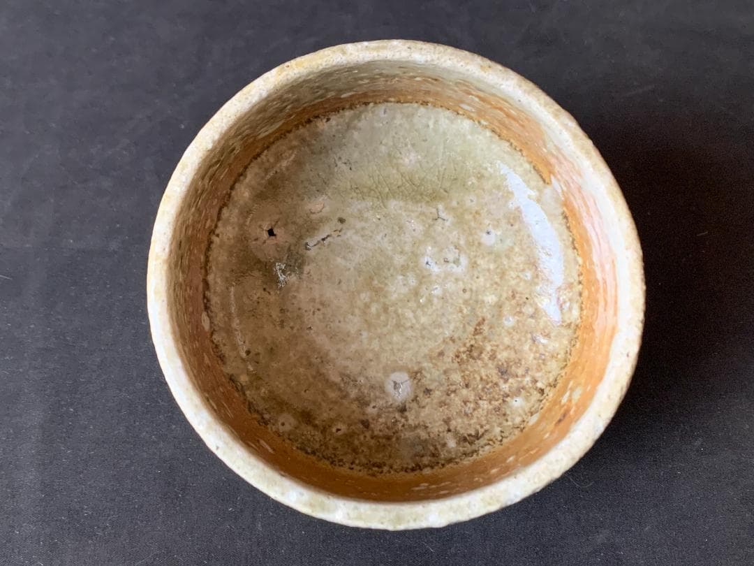 古信楽 半筒 茶碗 江戸中期～後期 茶道具 809