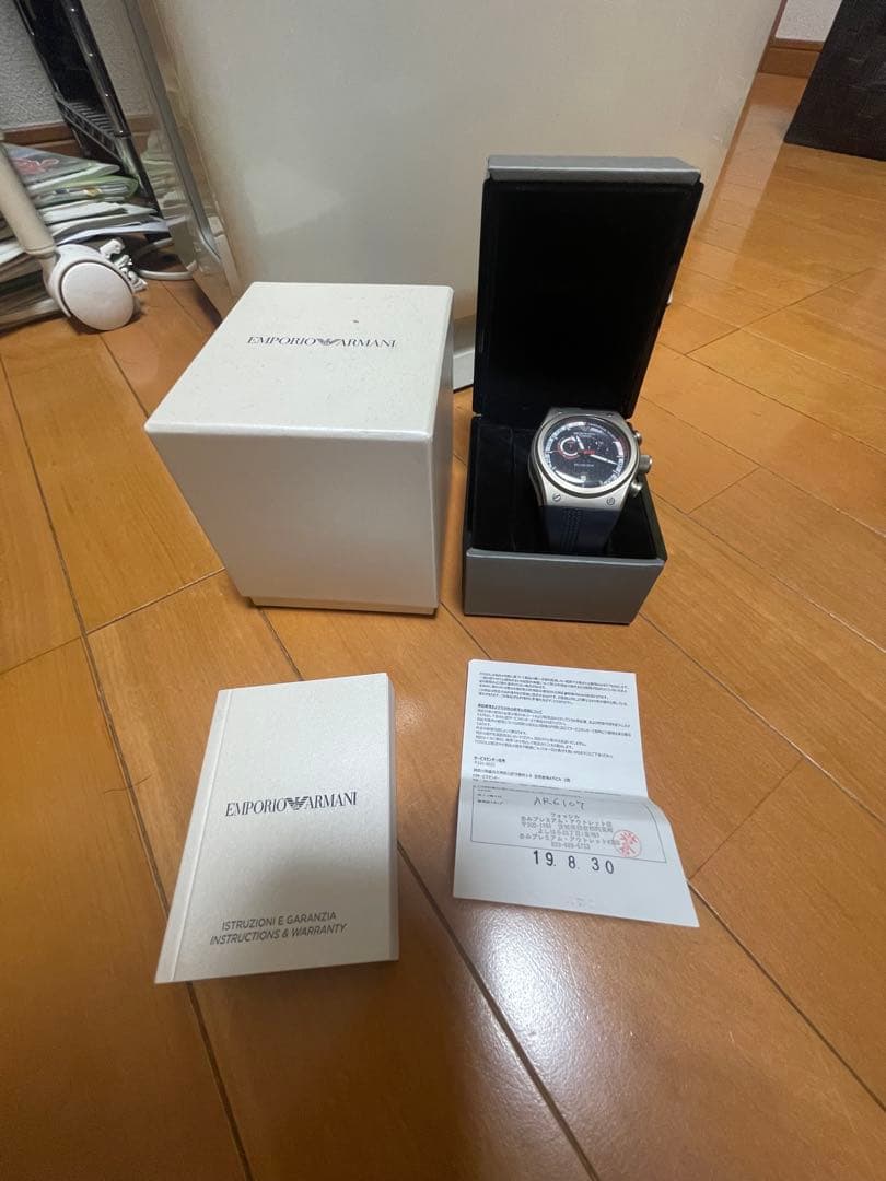 Emporio Armani AR6107 チタン クロノグラフ