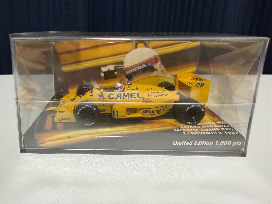 ミニチャンプス製 ロータス ホンダ 中嶋悟選手 日本GP 1/43スケールモデル