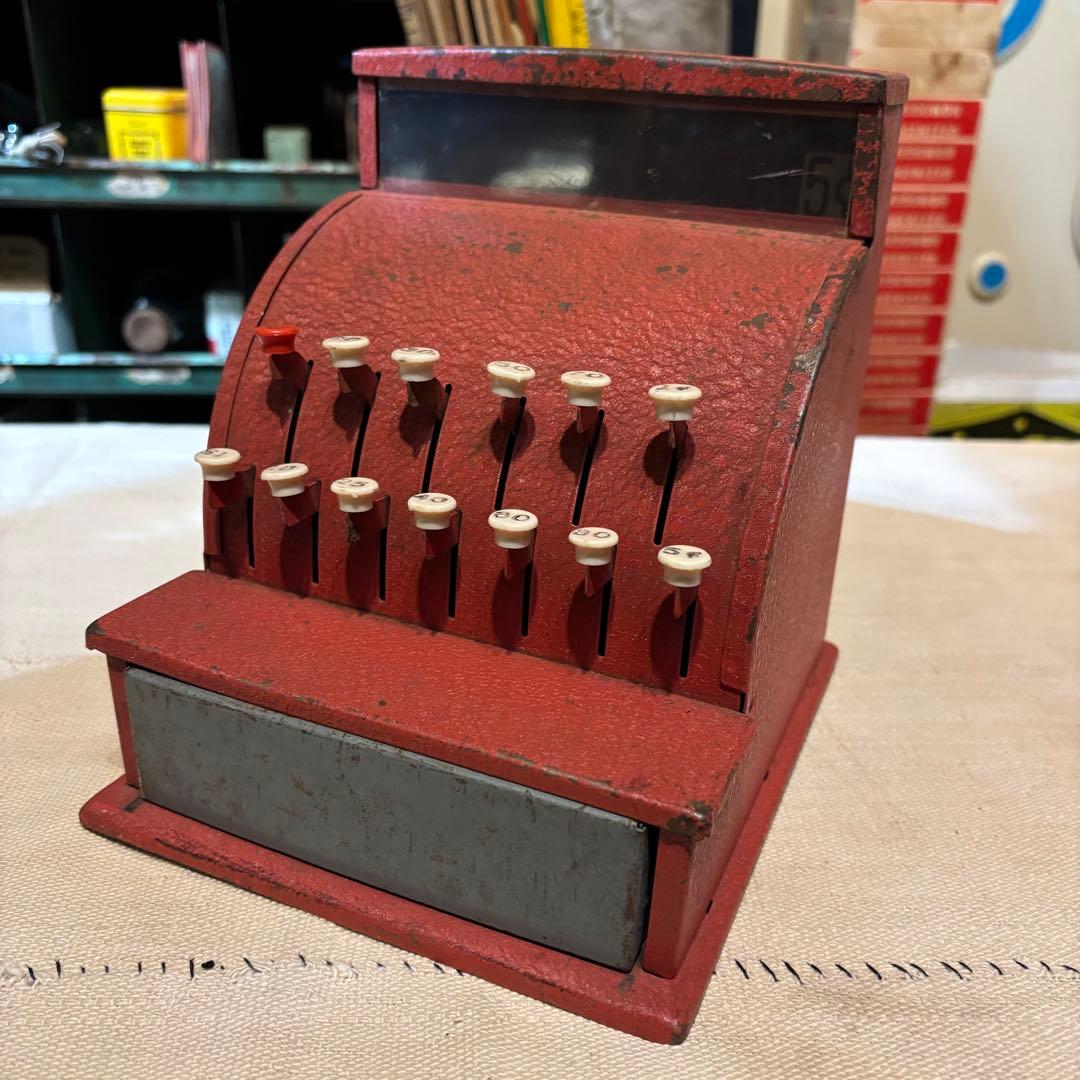 アンティーク雑貨 USA VINTAGE TOY REGISTER work!