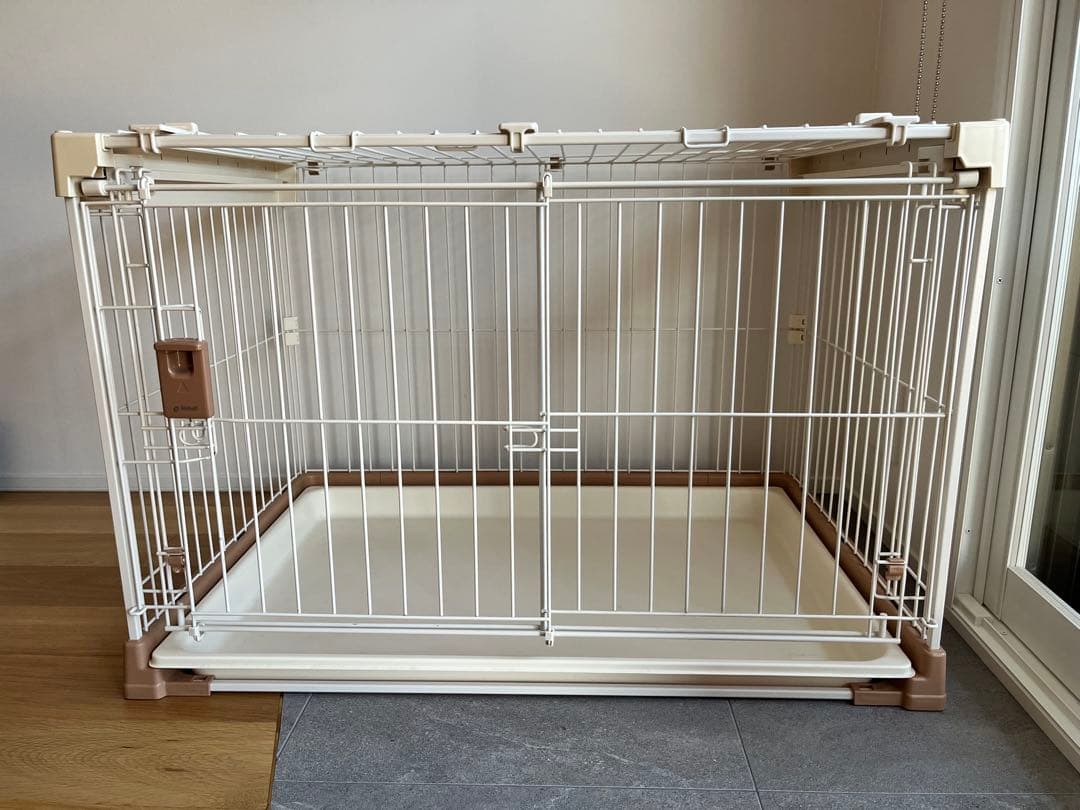 リッチェル お掃除簡単ペットケージ900屋根付き小型犬キャスター付きトイプードル