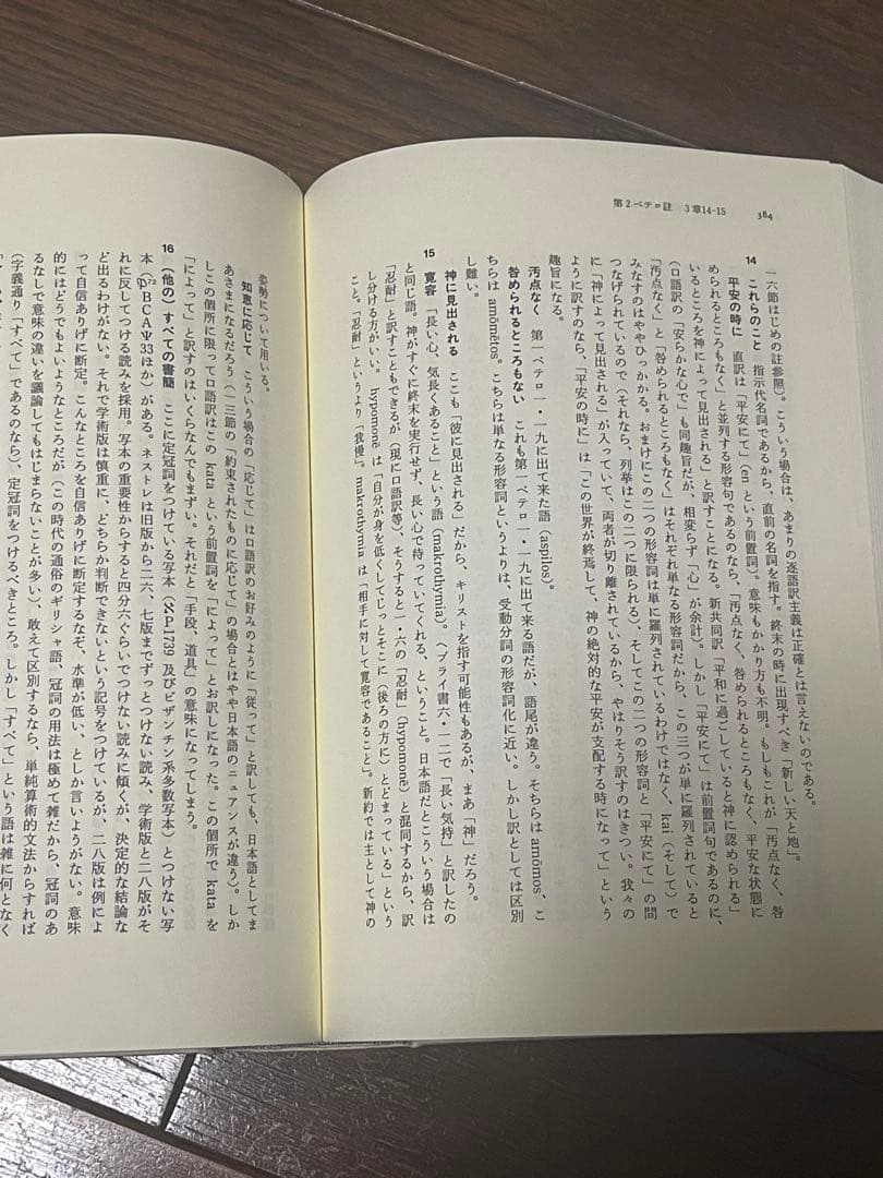 平本様おまとめ　新約聖書 訳と註 第六巻 公同書簡/ヘブライ書,キリスト教　他