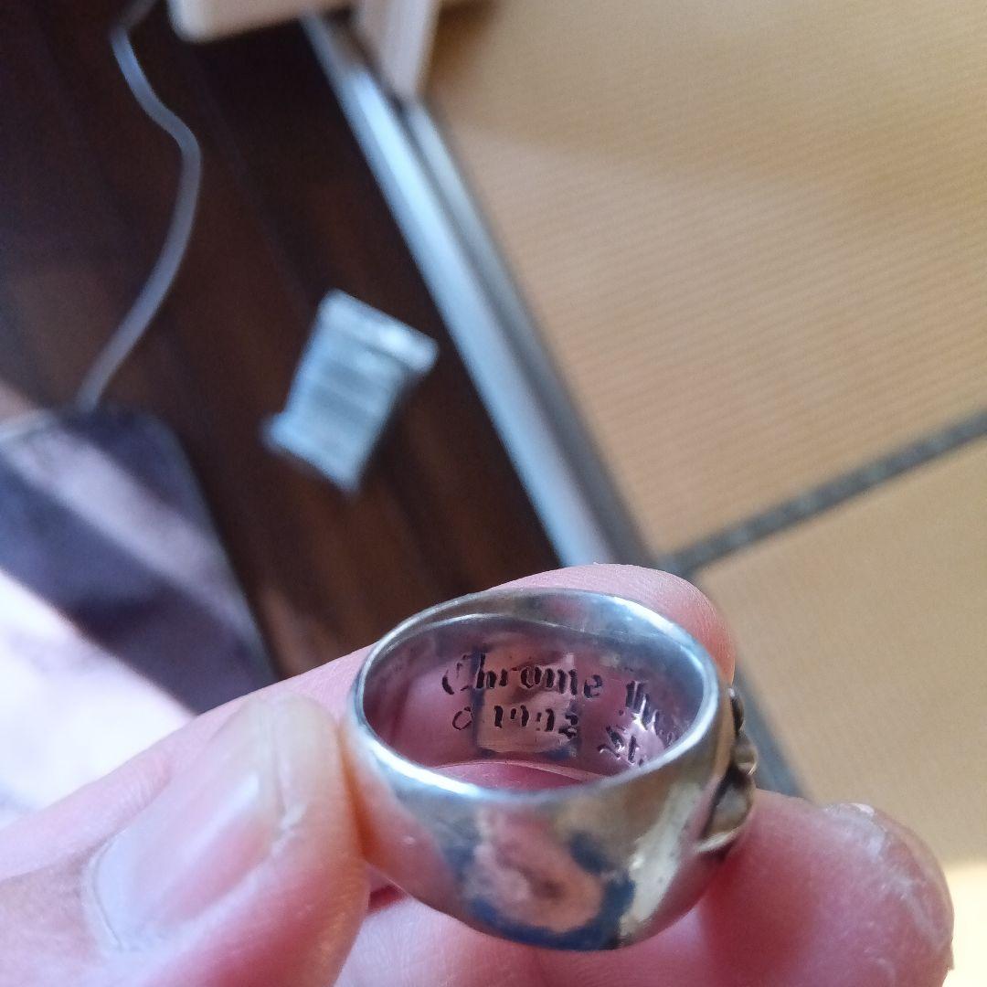 クロムハーツ　フローラルクロスリング　15号