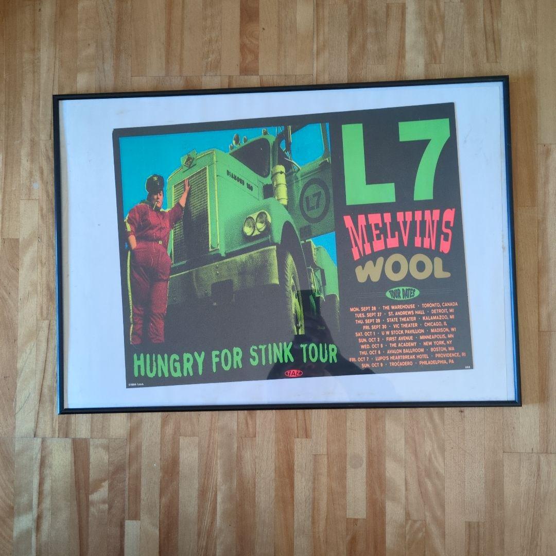 taz L7 melvins wool シルクスクリーンポスター