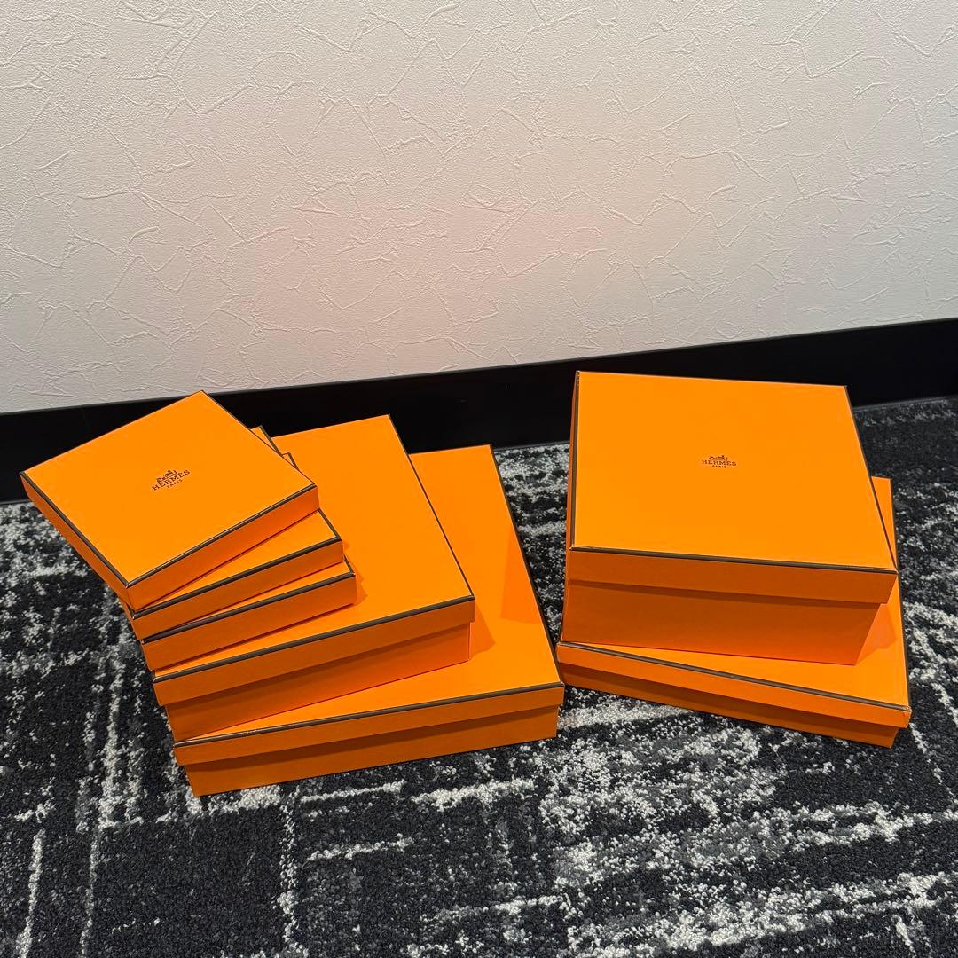 32 HERMES　エルメス　オレンジ　空箱　14個セット