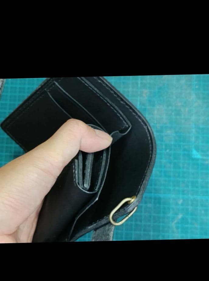 Ree　レザーウォレット　ブラック