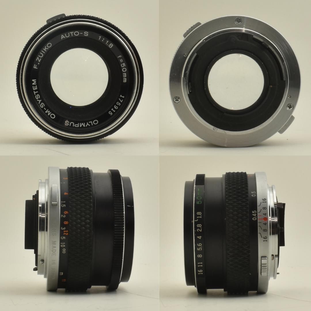 整備済 Olympus OM-2 Black 50mm F1.8 露出計OK