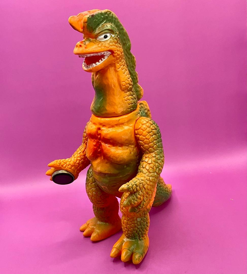 ゴーストロン磁石付き ブルマァク ソフビ人形本物保証当時物 マルサンM1号希少品