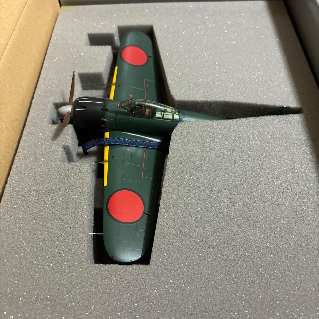 A*5様 タミヤ 148 零戦 52型 完成品　零式艦上戦闘機 五二装甲　戦闘1