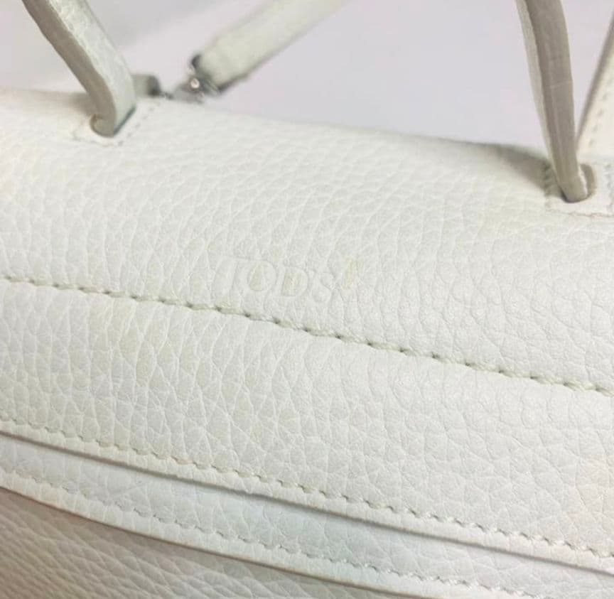 【特価品】TOD'S トッズ マイクロバッグ ウェーブバッグ ホワイト 白