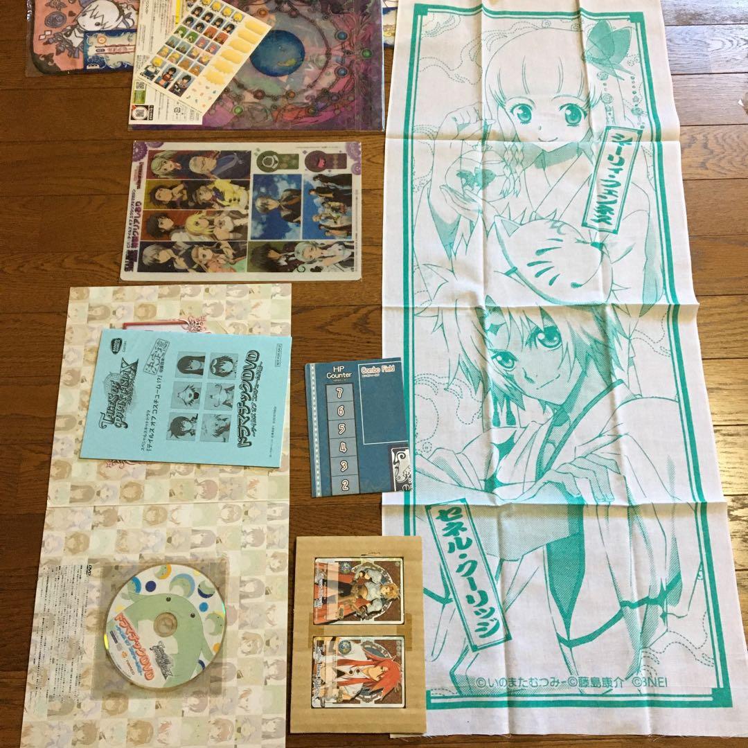 送料込み　テイルズ　うちわ　カード　缶バッジ　タオル　マスコット　グッズ　セット