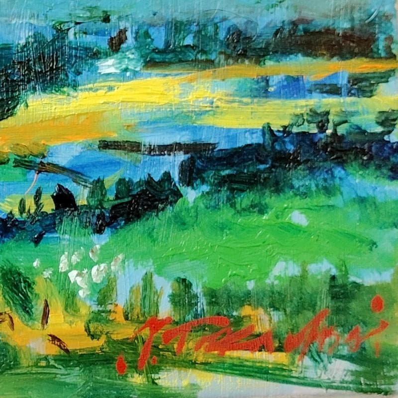 ☆ 高橋益之 ☆「 羊蹄山風景」油絵 F３号サイズ 　新品！